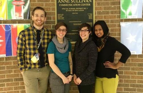 Pictured: James Kindle, Laura Byard, Kaitlin Lindsey, Ayan Mohamed