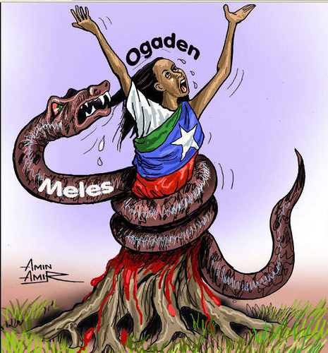 Africa's Nazi leader Meles Zenawi and the genocide going on Ethiopian Somali region of ******ia