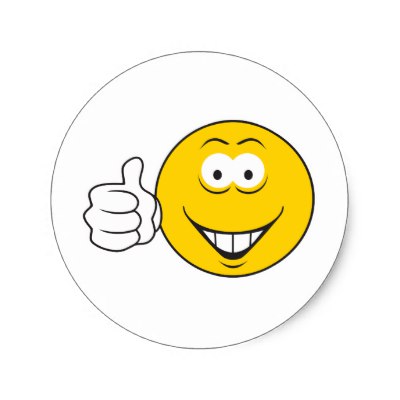 thumbs_up_smiley_face_sticker-p217313971