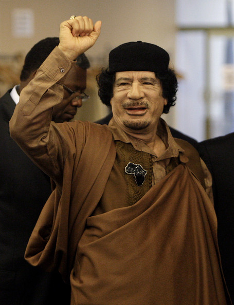 Muammar+al+Gaddafi+World+Leaders+Attend+