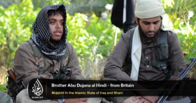 British fighters: Reyaad Khan and Nasser Muthana appeared in this ISIS recruitment video earlier this month
