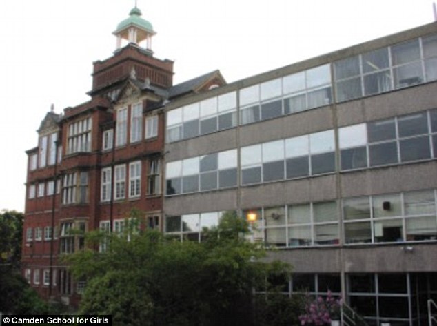 Uniform policy: The unnamed 16-year-old pupil, who has attended Camden School for Girls (pictured) in north London for the past five years without wearing the niqab, wants to enter the coeducational sixth form