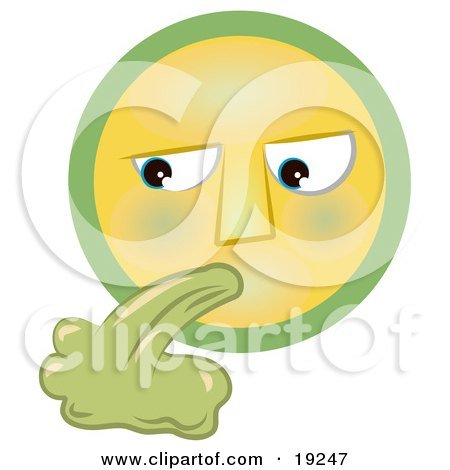 19247-Clipart-Illustration-Of-A-Grossed-