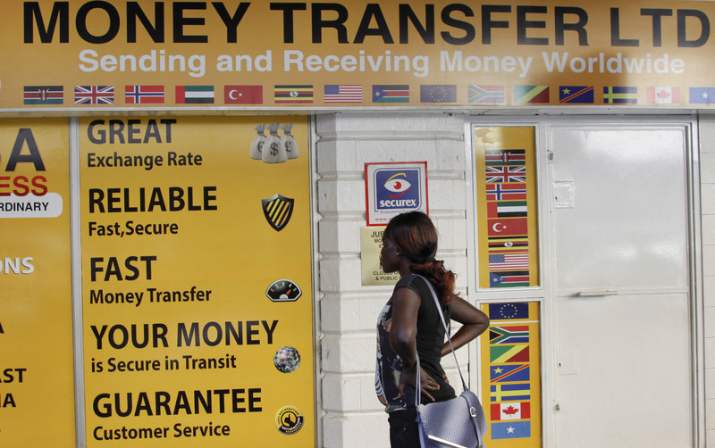 The Kenyan government closed this money-transfer service to prevent money from reaching the terrorist group al-Shahab in Somalia.