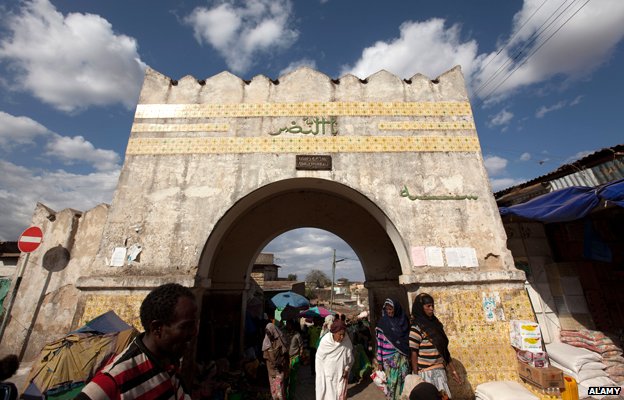 Historic gate in Harar