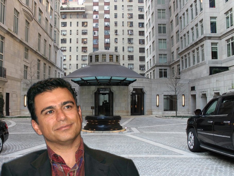 Senior Google exec Omid Kordestani lives on the same floor as Lloyd Blankfein and Sting. He bought his apartment in March 2008 for $29.5 million.