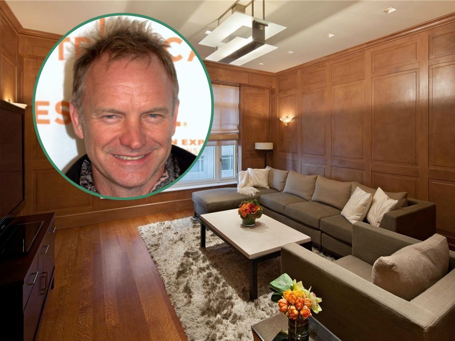 Sting bought the $26.5 million condo right next to Lloyd Blankfein's in 2008.