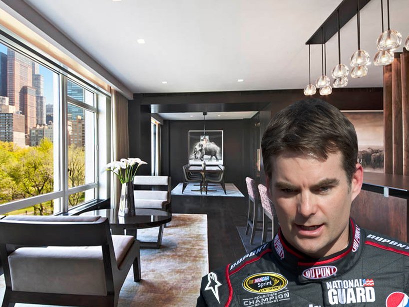 NASCAR legend Jeff Gordon and his wife paid $9.67 million for a condo in 2007. The couple sold it last year for $25 million, somewhat less than its $30 million asking price.