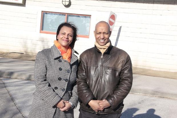 Faisal Hassan has been endorsed by Diana Andrews (left)  a teacher and former NDP candidate in Etobi...