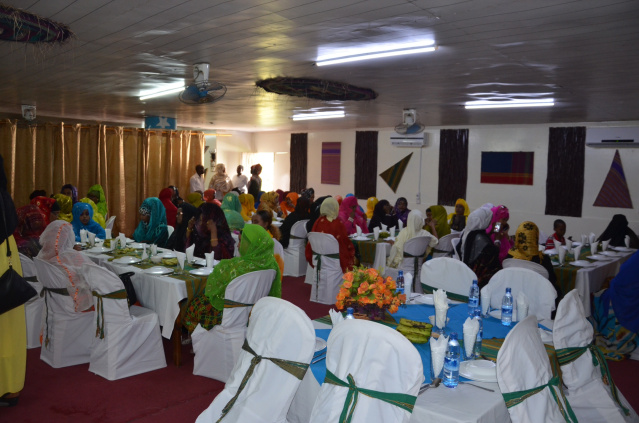 Somali ladies at a wedding in Mogadishu.