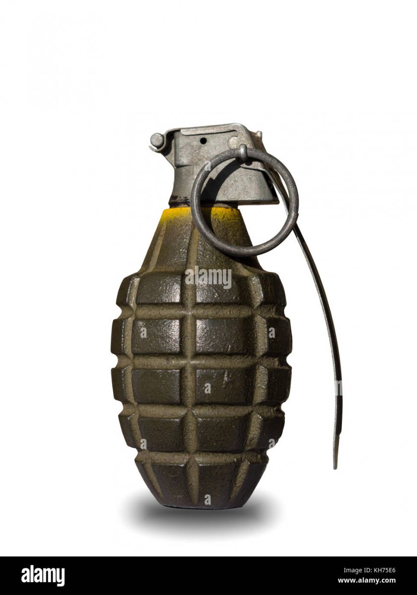 isolated-hand-bomb-with-white-background