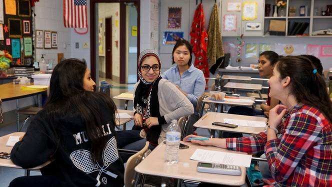 According to the Progress in the Shadow of Prejudice report by the Council on American-Islamic Relations (CAIR), there was a staggering 63 percent increase in reports of anti-Muslim hatred from schoolchildren. (AP/Jacquelyn Martin)