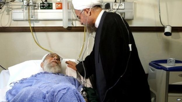 Ayatollah Khamenei in hospital
