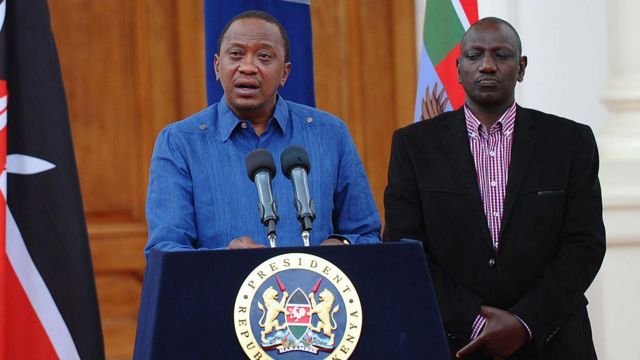 Uhuru Kenyatta iyo William Ruto