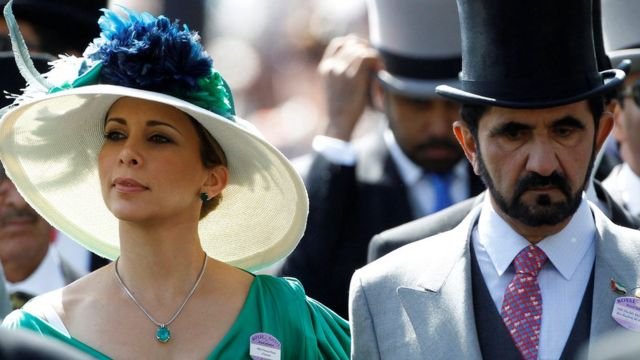 Sheikh Mohammed Bin Rashid Al-Maktoum iyo Princess Haya Bint Al-Hussain