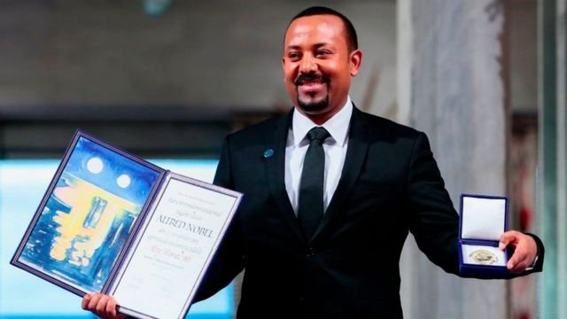 Ra'iisul Wasaare Abiy Axmed markii abaalmarinta la guddoonsiinayay