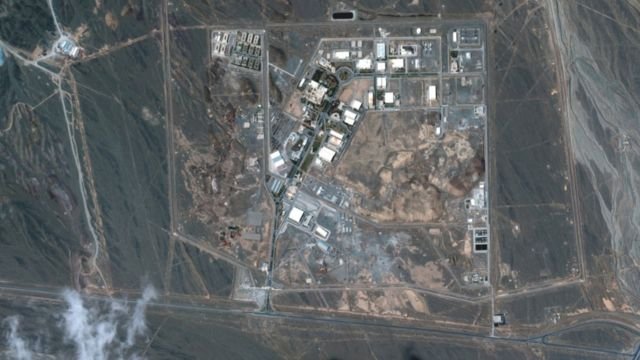 Sawirka dayax-gacmeedka ee xarunta nukliyeerka Nuznz ee kobcinta uraniumka