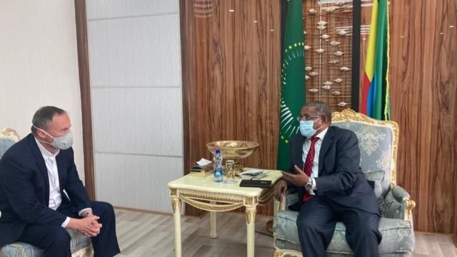 Wasiirka arrimaha dibadda ee Itoobiya iyo safiirka Mareykanka u fadhiya Addis Ababa