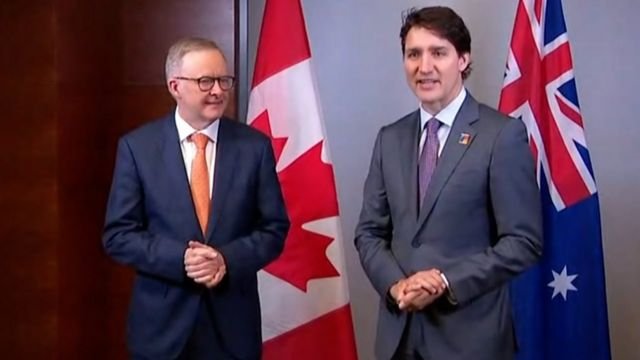 Justin Trudeau iyo Anthony Albanese