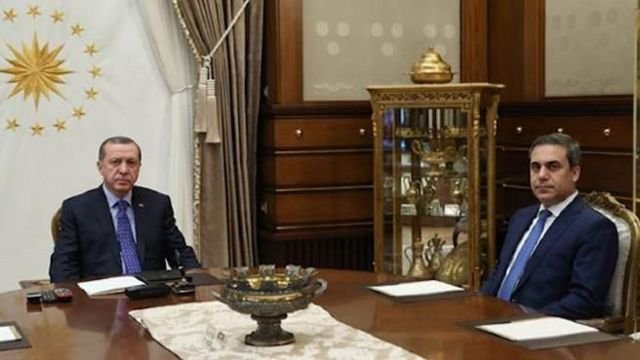 Erdogan iyo Fidan oo wada fadhiya