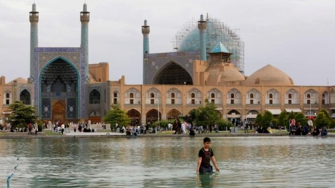 Naqsh-e Jahan Square oo ku yaalla magaalada Isfahan