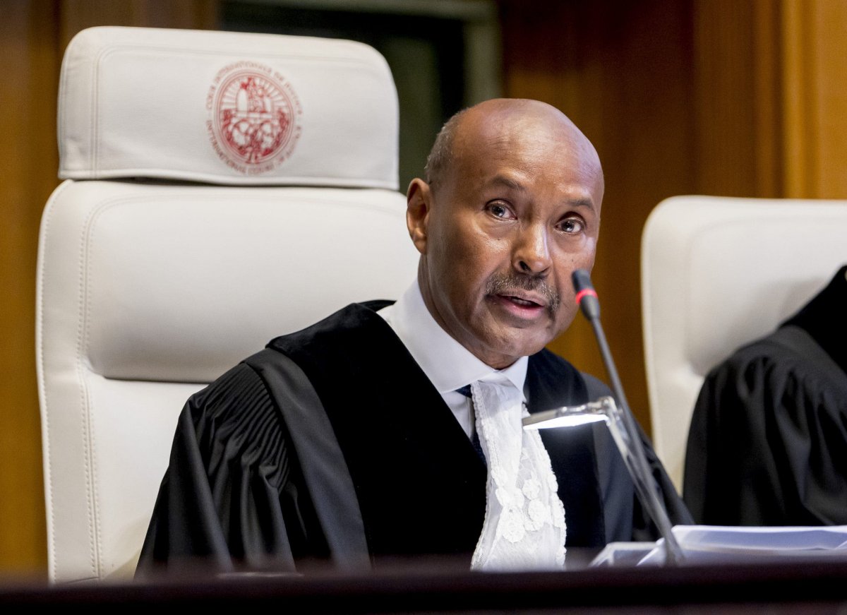 Xaakimka Soomaaliga ah ee Maxkamadda ICJ ku jira oo ka hor-yimid go’aankii shalay