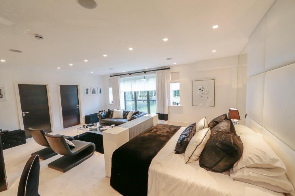 There are six bedrooms in the stunning property